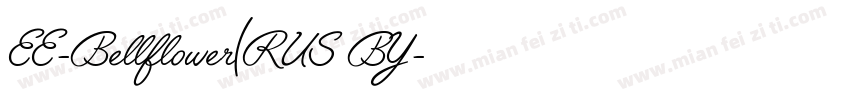 EE-Bellflower(RUS BY字体转换